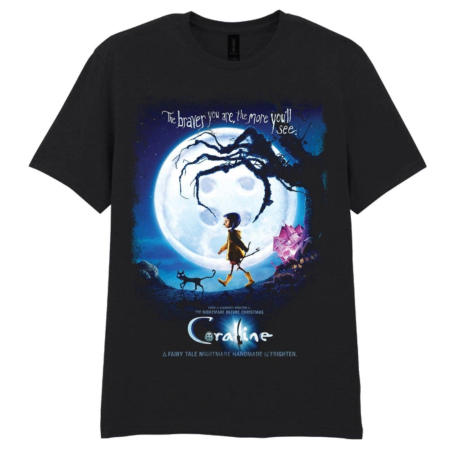 Tim Burton - Coraline T-Shirt "Moon" Poster