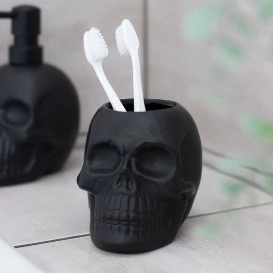 Black Skull Zahnbürstenhalter