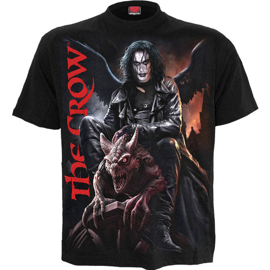 THE CROW - GARGOYLE - T-Shirt mit Frontdruck schwarz