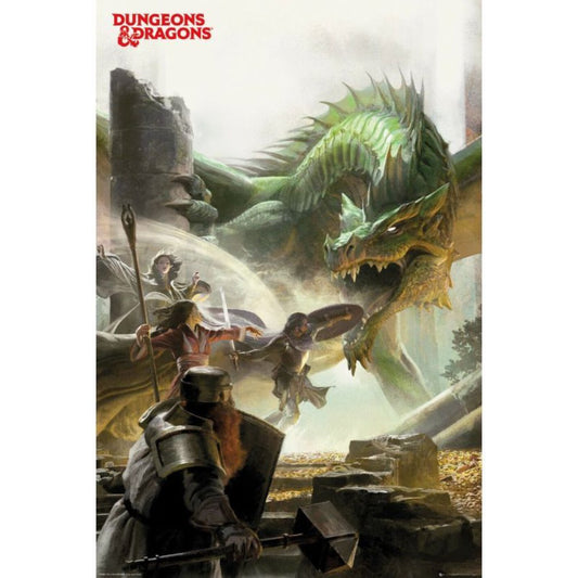 Poster 91,5 x 61 cm Dungeons & Dragons - Adventure