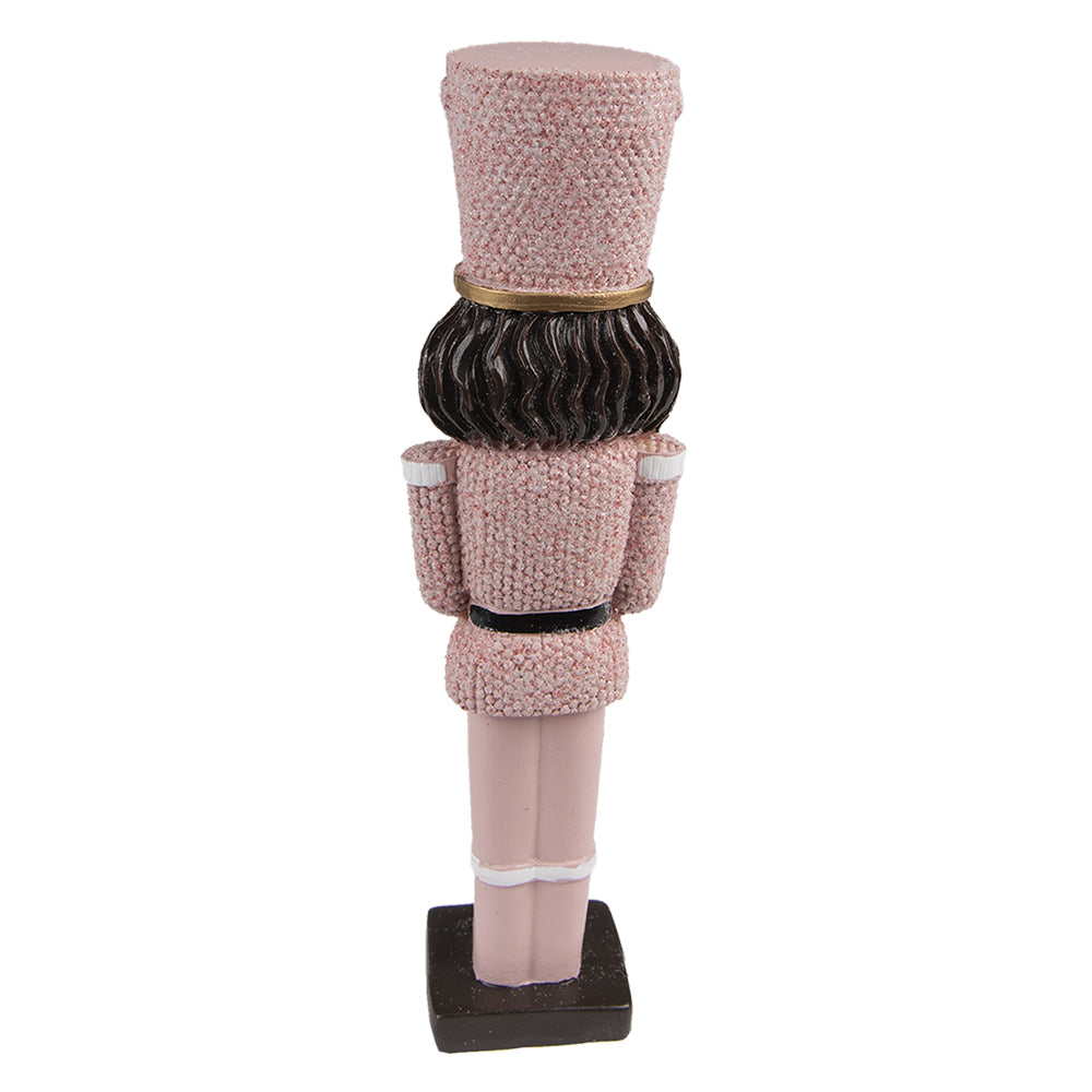 Nussknacker-Dekofigur Rosa mit Trommel 16 cm Clayre & Eef