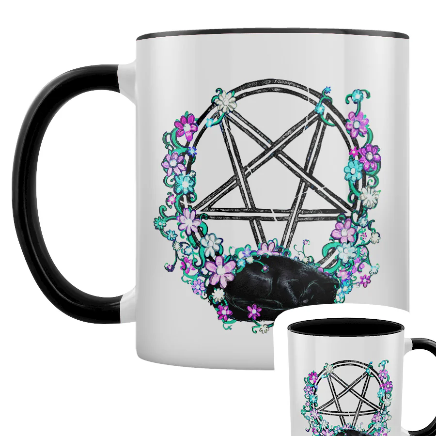 Gothic Tasse Sleeping Cat 325 ml