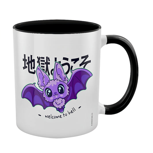 Halloween Tasse Fledermaus Welcome to Hell 325 ml