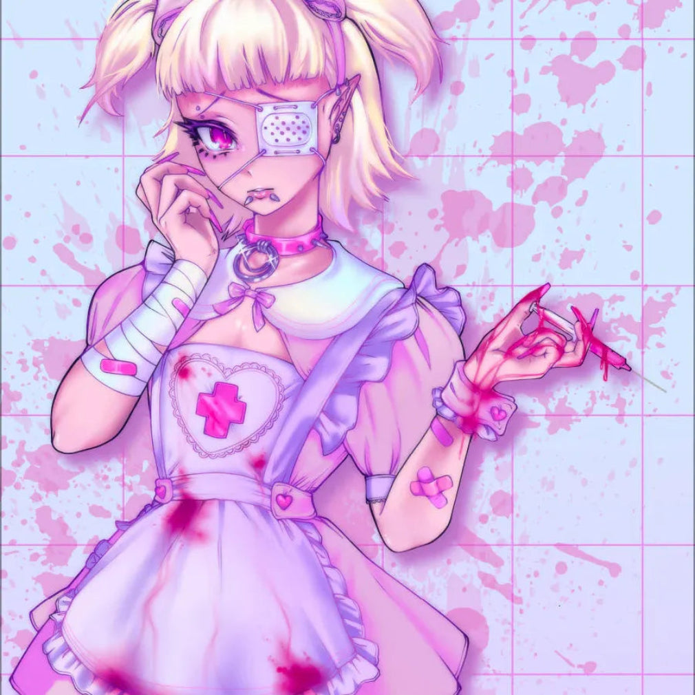Anime Blechschild Pinku Kult Fragile