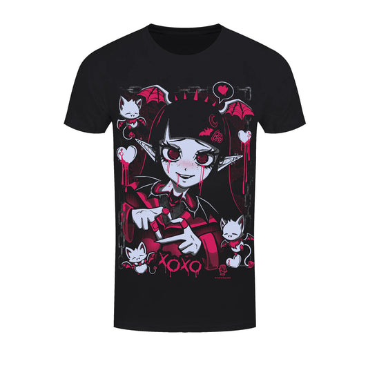 Gothic / Anime Shirt Vampire Cosmic Boop Bite Me
