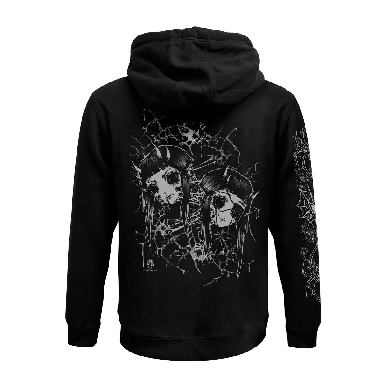 Gothic Hoddie mit Reissverschluß Anime Horror