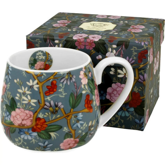 Vintage Duo Faßbecher 430 ml Blumen Japan