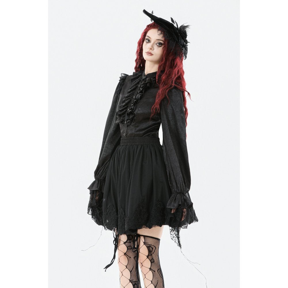 Gothic romantischer "Shadow Rose" Petticoat Dark in Love