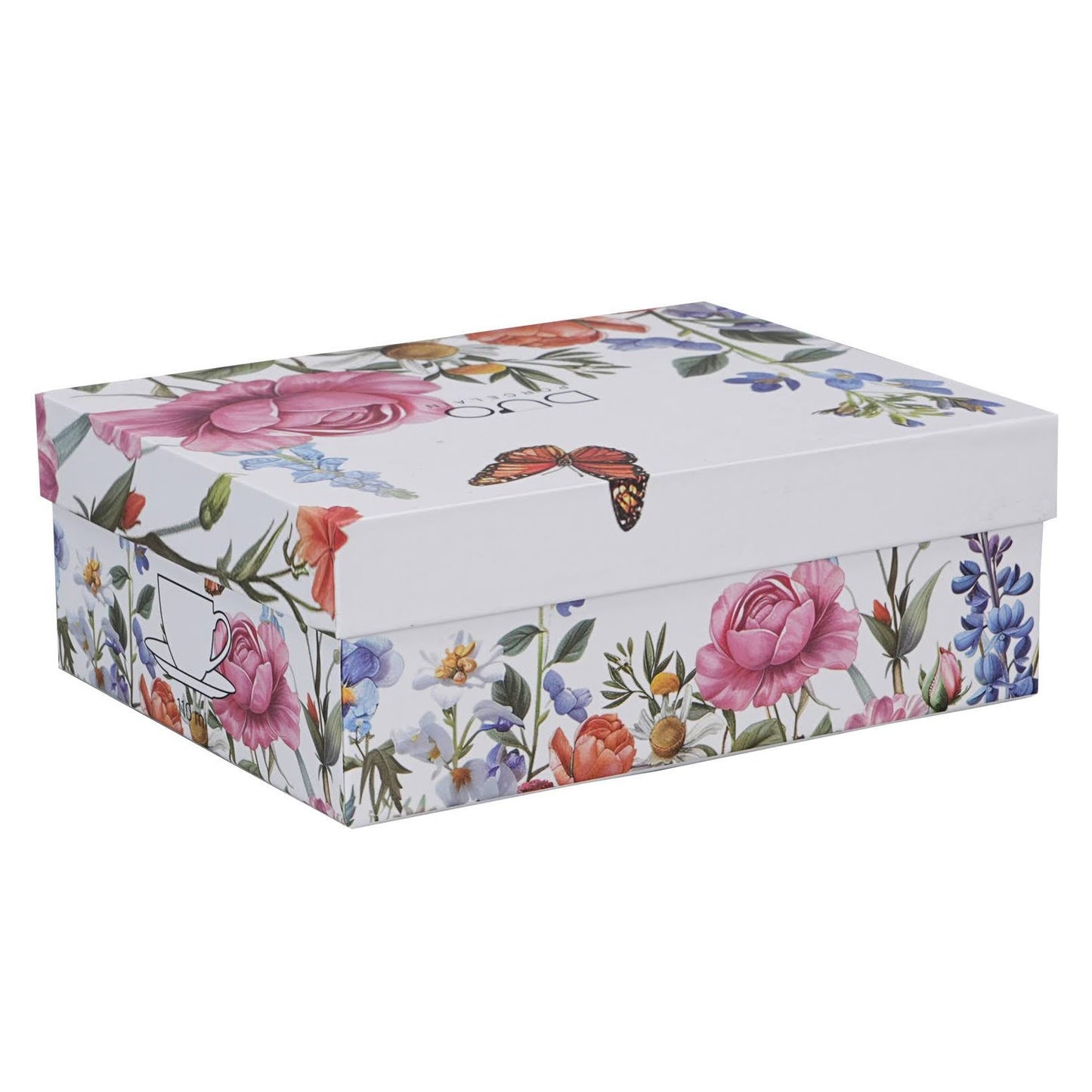 Duo Porcelain Espresso-Tassen mit Untertassen Summer 2er-Set 230 ml