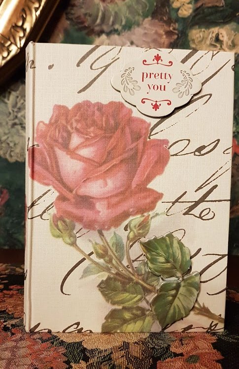 Notizbuch vintage Rose