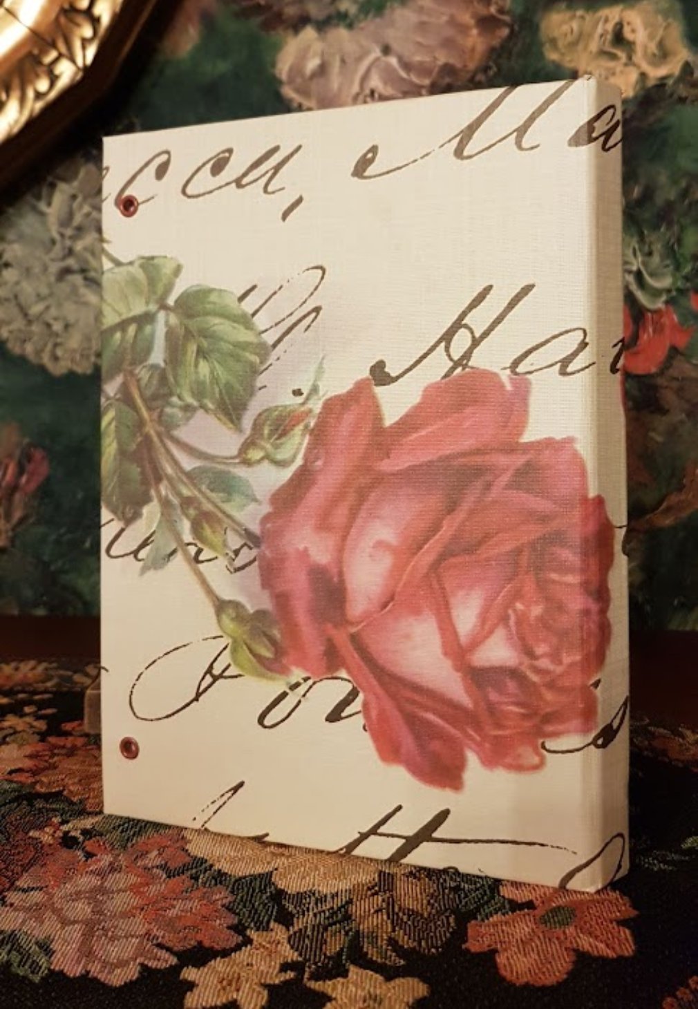 Notizbuch vintage Rose