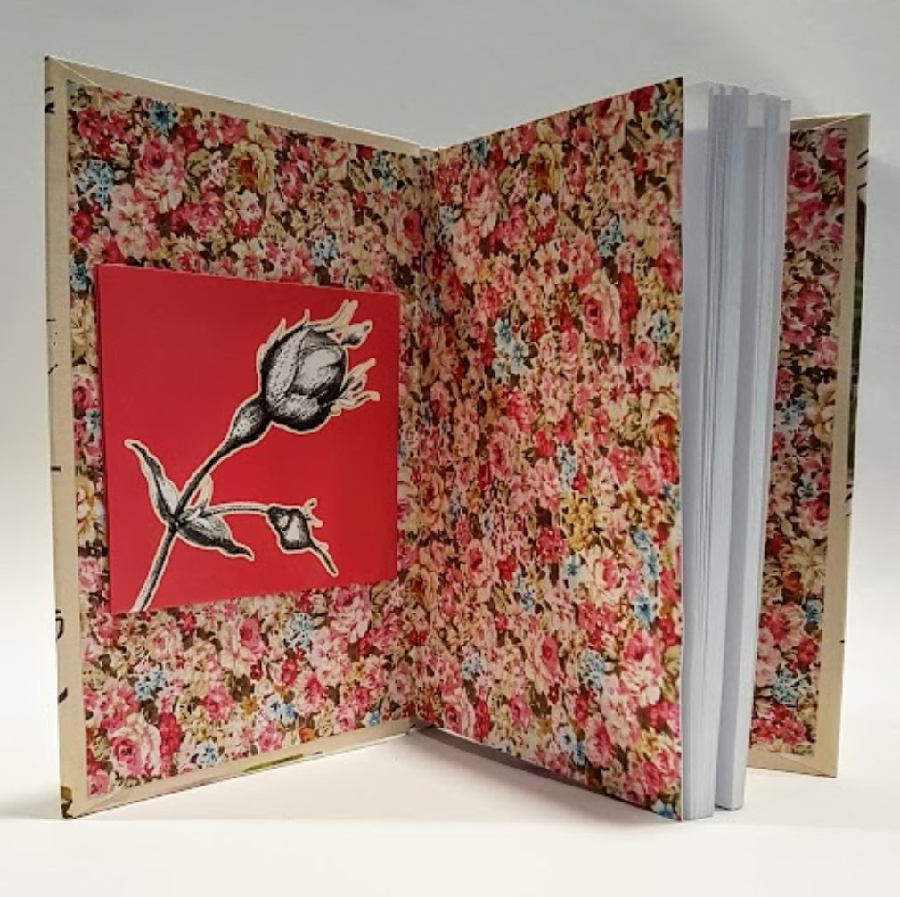 Notizbuch vintage Rose
