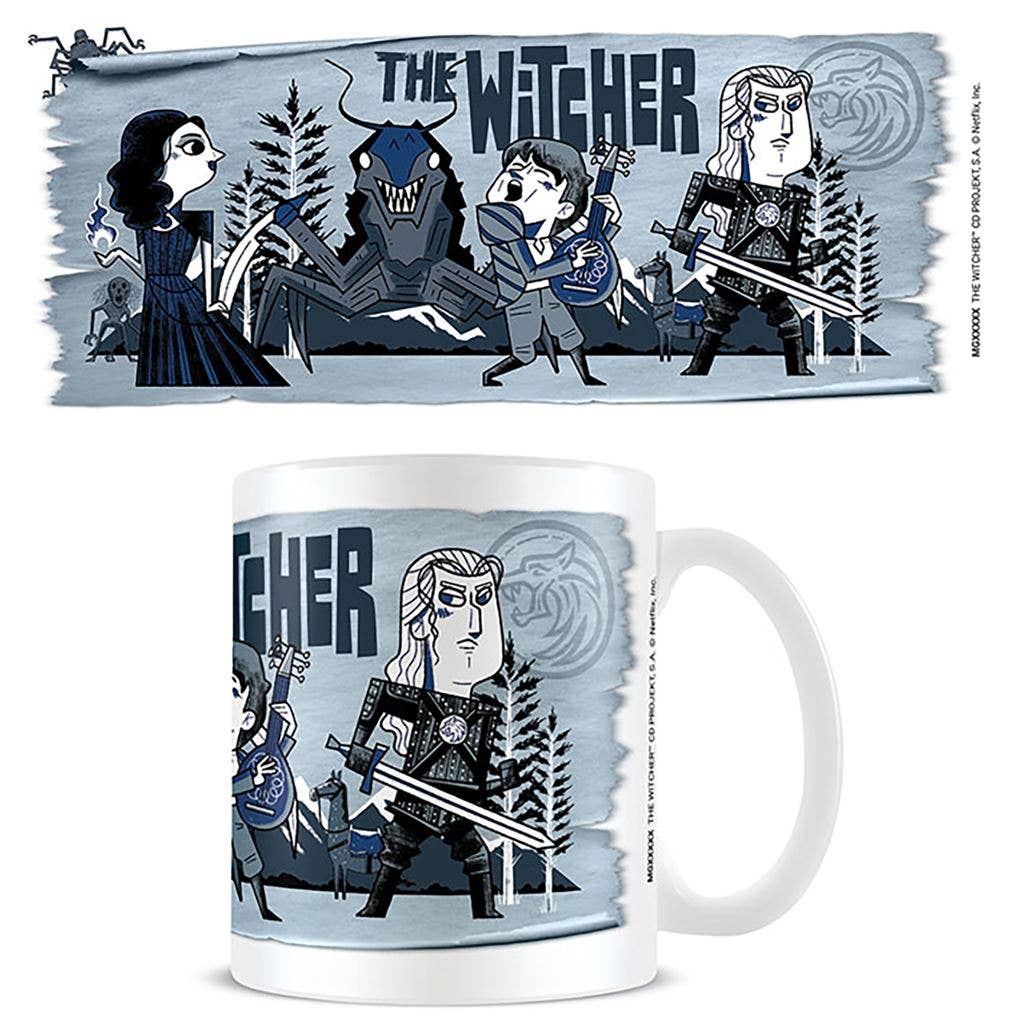 The Witcher Tasse Comic Stil 315 ml Netflix