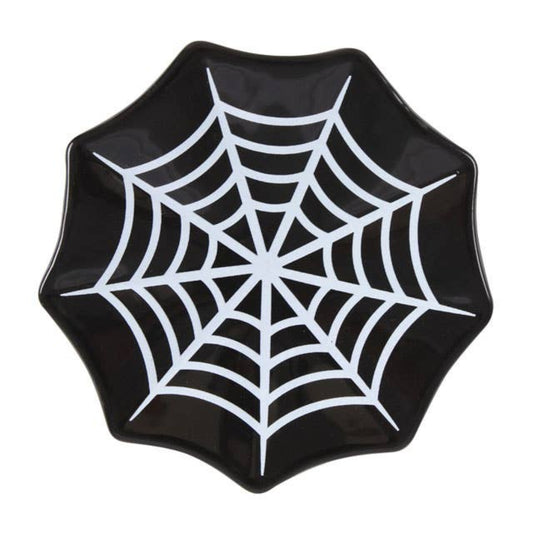Gothic Spiderweb Halloween-Schmuckschale