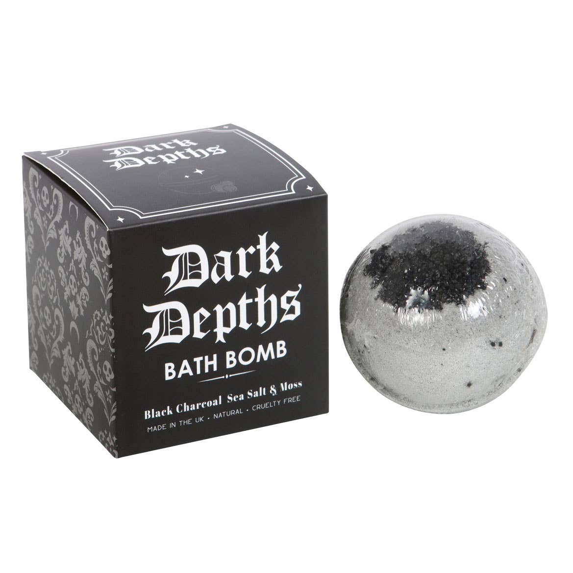 Gothic Dark Depths Badebombe, schwarz, Anthrazit