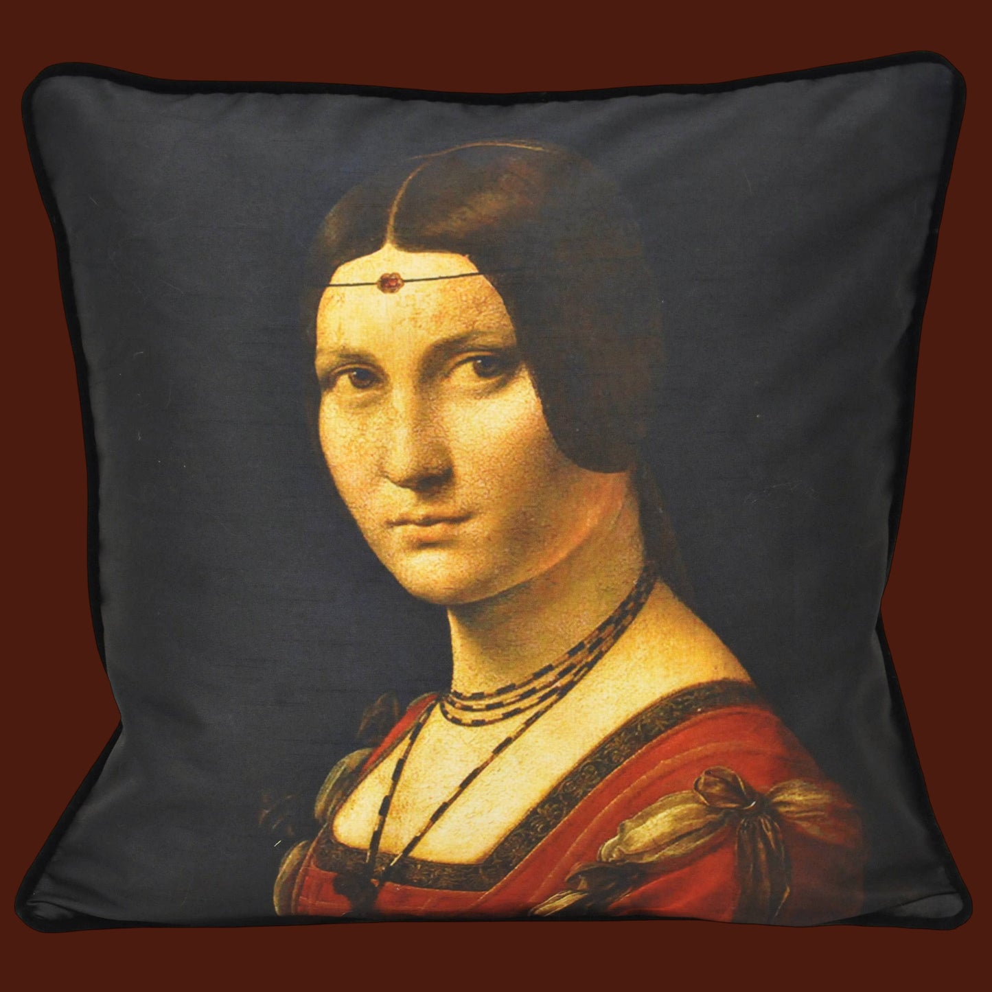 Dekokissen "Leonardo Belle" Kunstmotiv Leonardo da Vinci 45 x 45