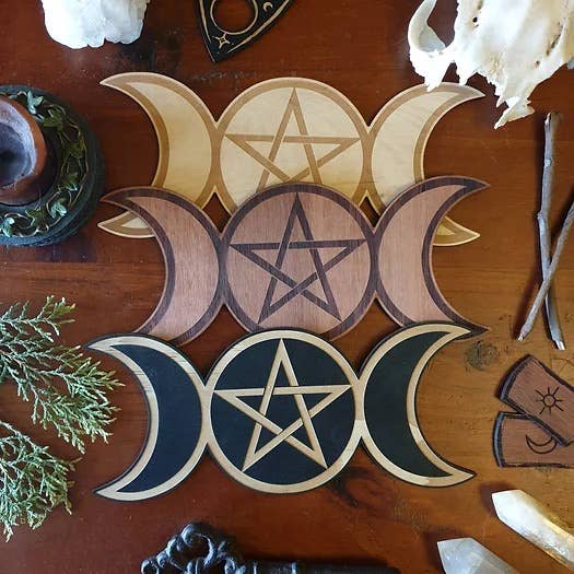 Holzdecke Triple Moon