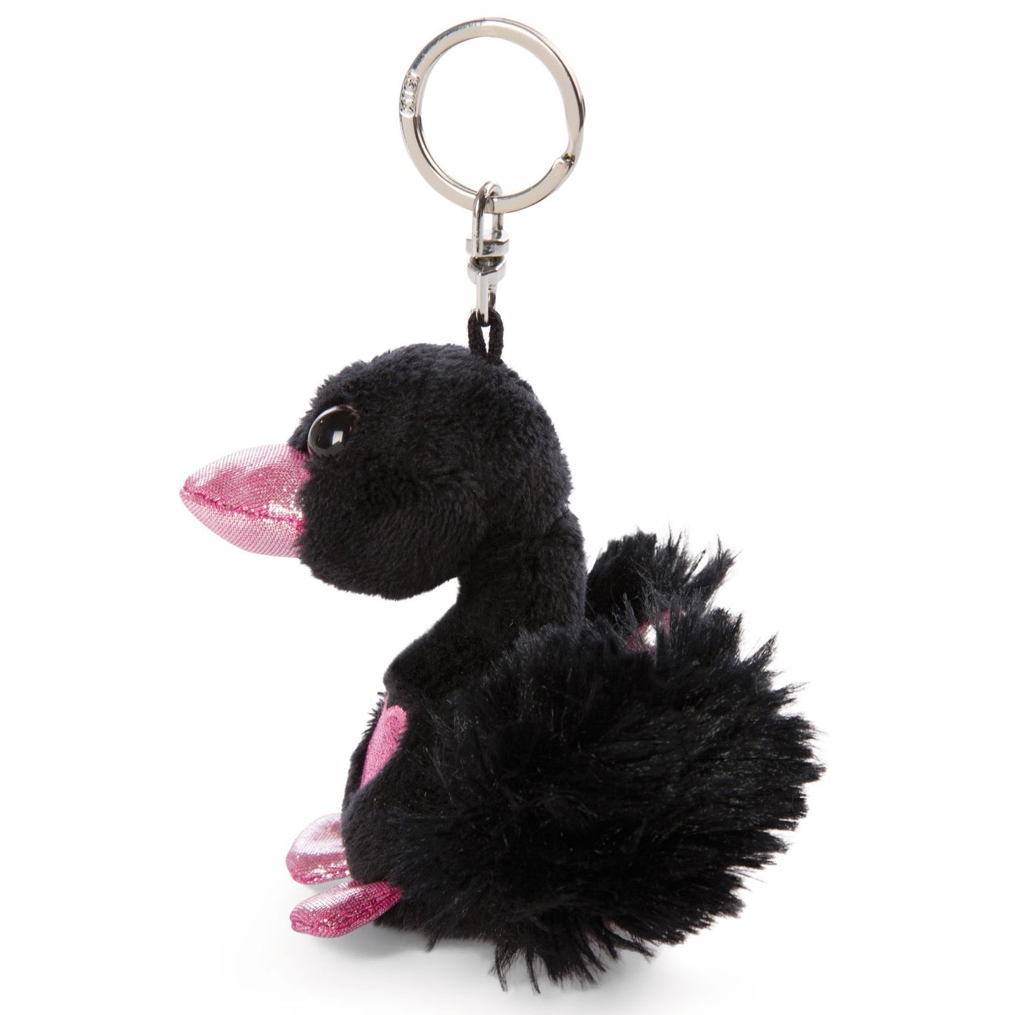 Nici Schlüsselanhänger Love Schwarzer Schwan mit Herz 10cm