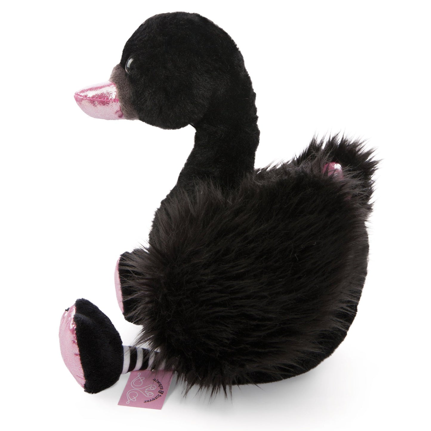 Nici Kuscheltier Love Classic Schwan in schwarz 35 cm