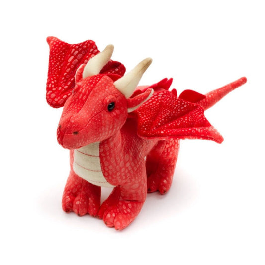Drache rot - 26 cm (Länge) - Kuschel-/Plüschtier