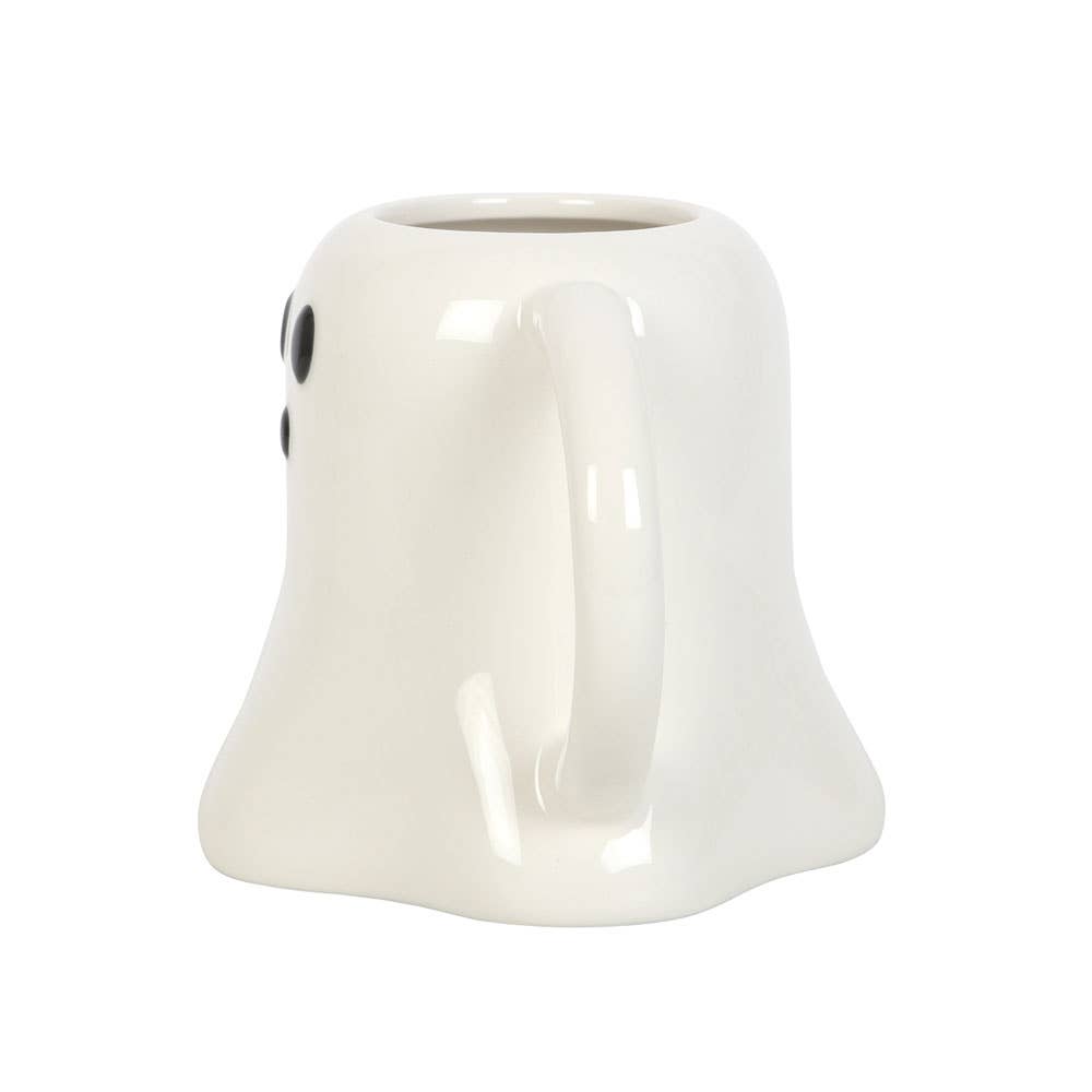 Gruselige Halloween-Tasse in Geisterform