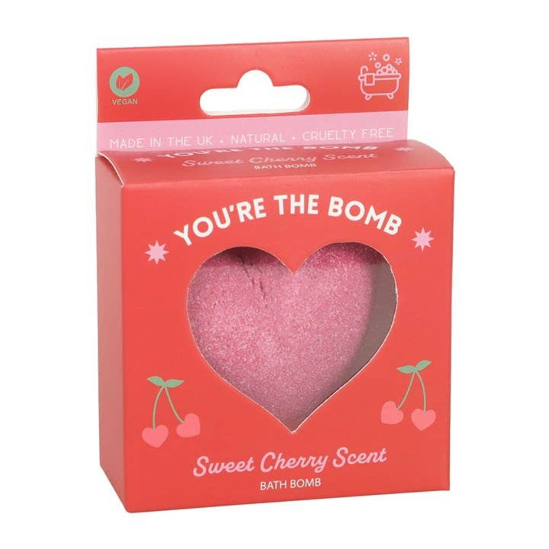 Du bist der Knaller Kirschherz Valentinstag Badebombe