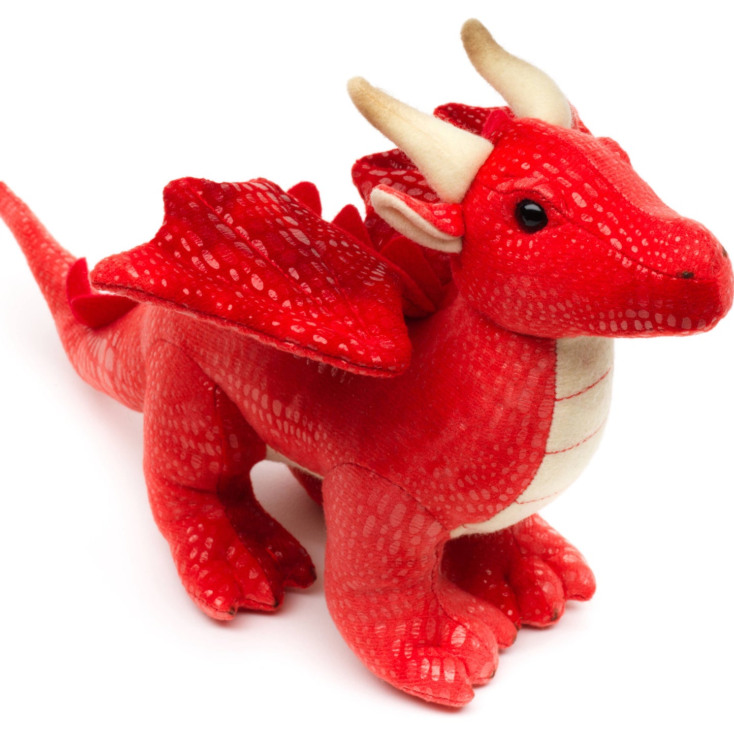 Drache rot - 26 cm (Länge) - Kuschel-/Plüschtier