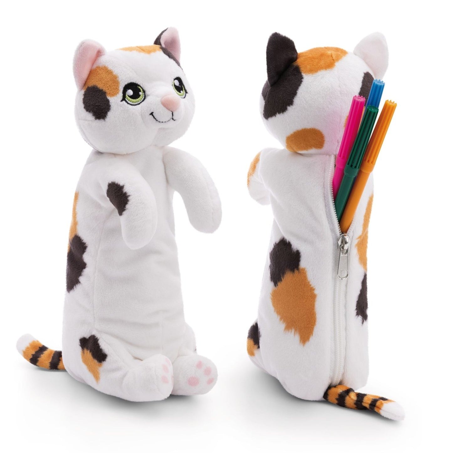 Kuschlige Plüsch Federmappe Katze Pouchimals