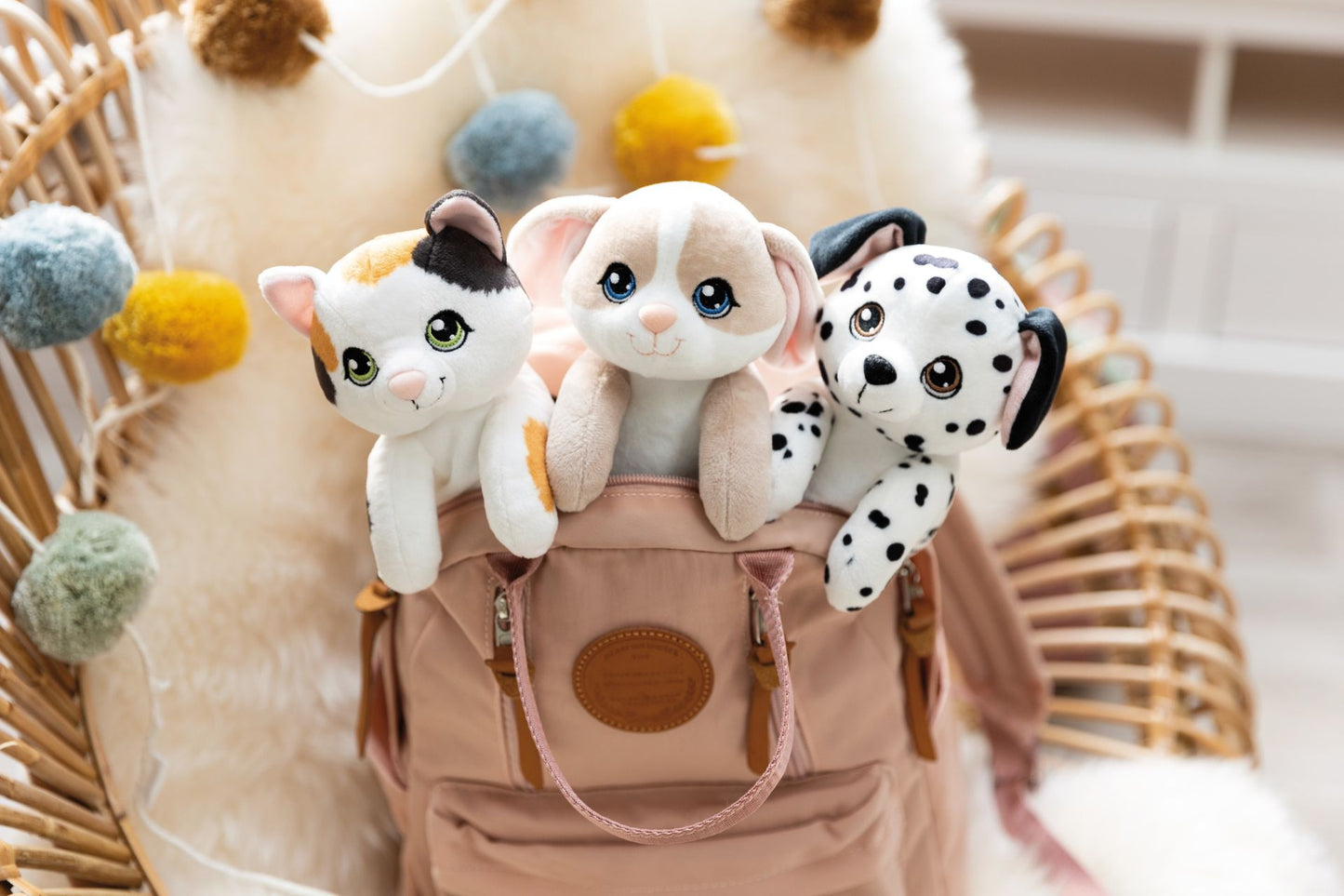 Kuschlige Plüsch Federmappe Hase Pouchimals