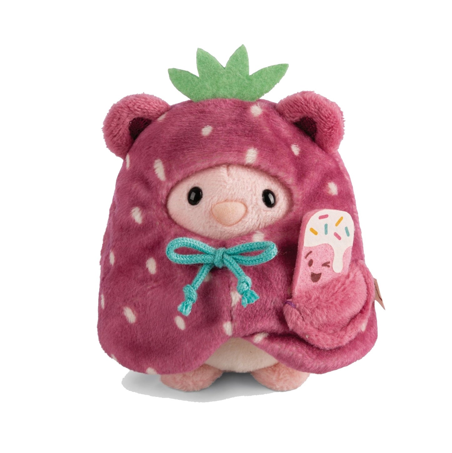 Nici Kuscheltier Hase Pibu 8cm mit Softeis u. Erdbeerkostüm