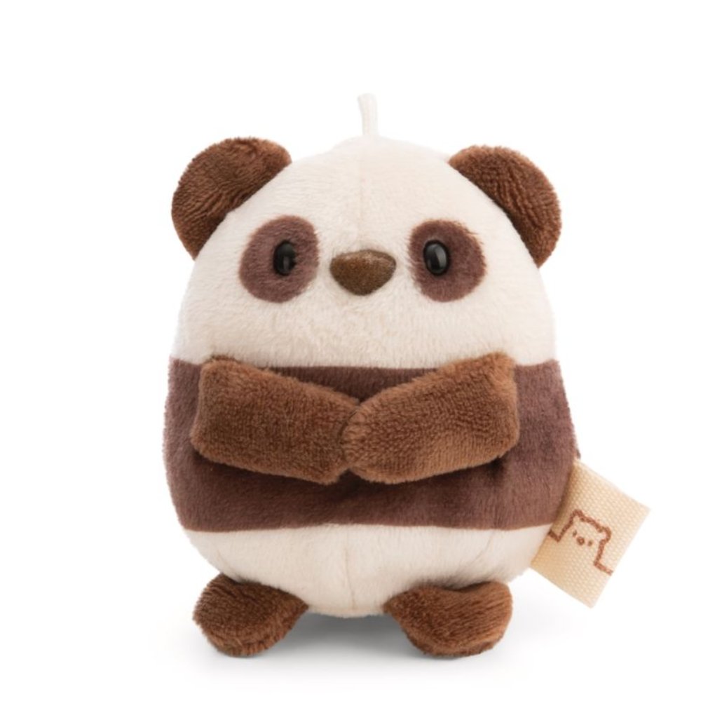 Nici Kuscheltier Panda Kono 8cm mit Schokolade u. Popcornkostüm