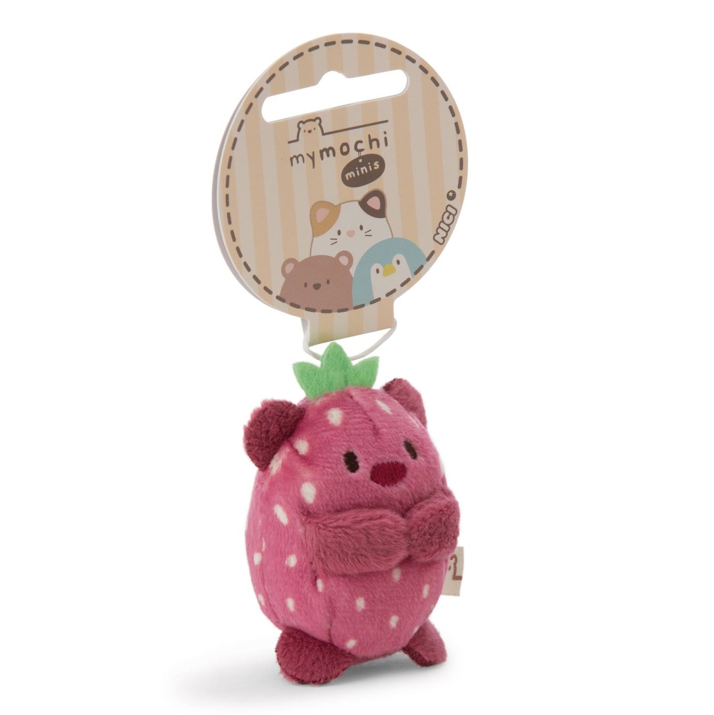 Nici Kuscheltier Anhänger mymochi minis Bär Nomo Erdbeere