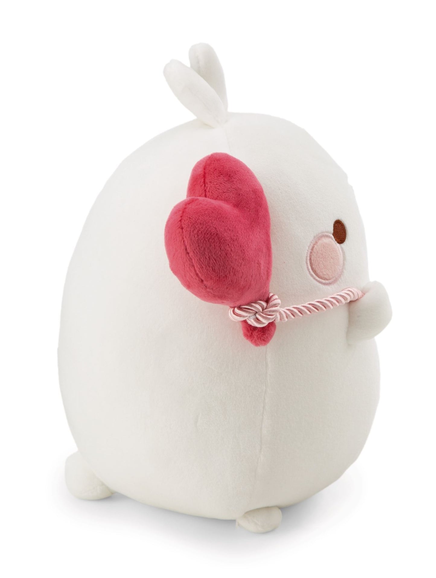 Nici Kuscheltier Molang 24cm mit Herzballon in Geschenkverpackung