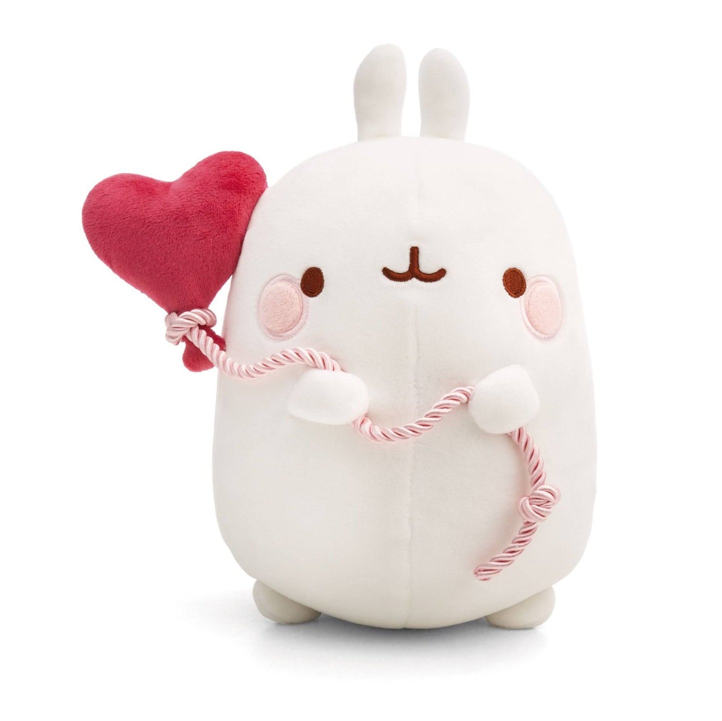 Nici Kuscheltier Molang 24cm mit Herzballon in Geschenkverpackung