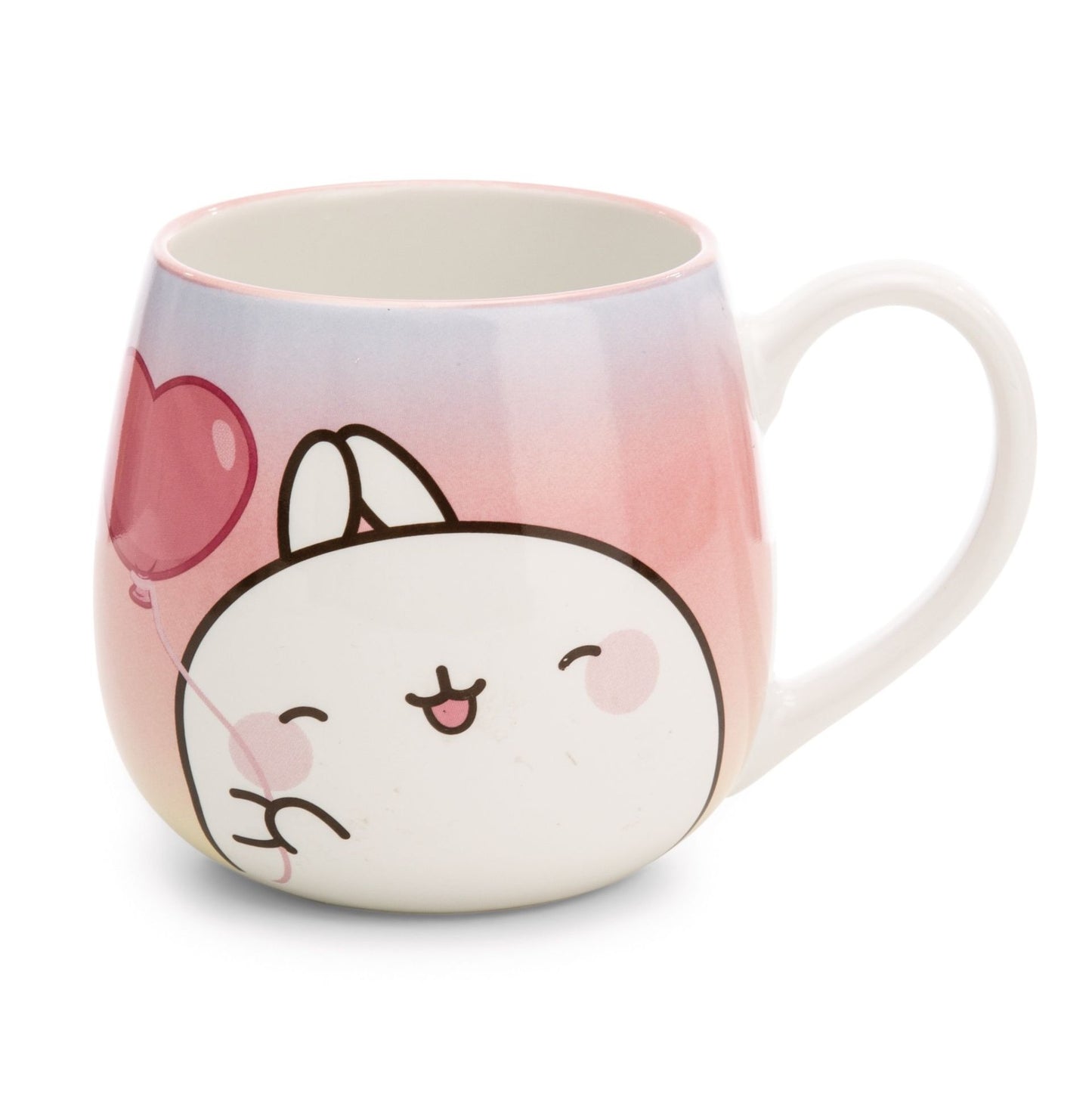 Molang Nici Tasse Faßbecher Anime mit Herzballon 400ml