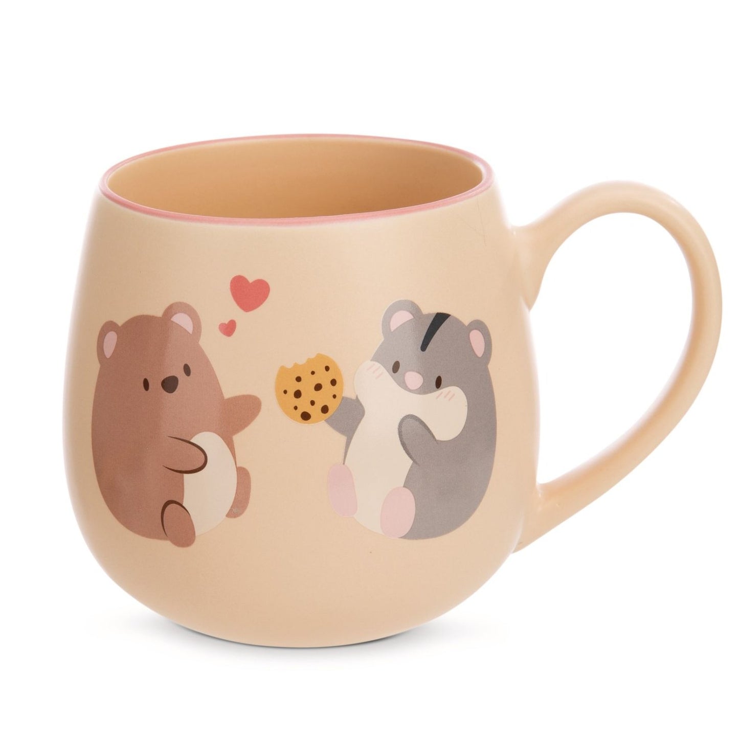 Mymochi Nici Tasse Faßbecher Hamster & Bär "friends for life" 400 ml