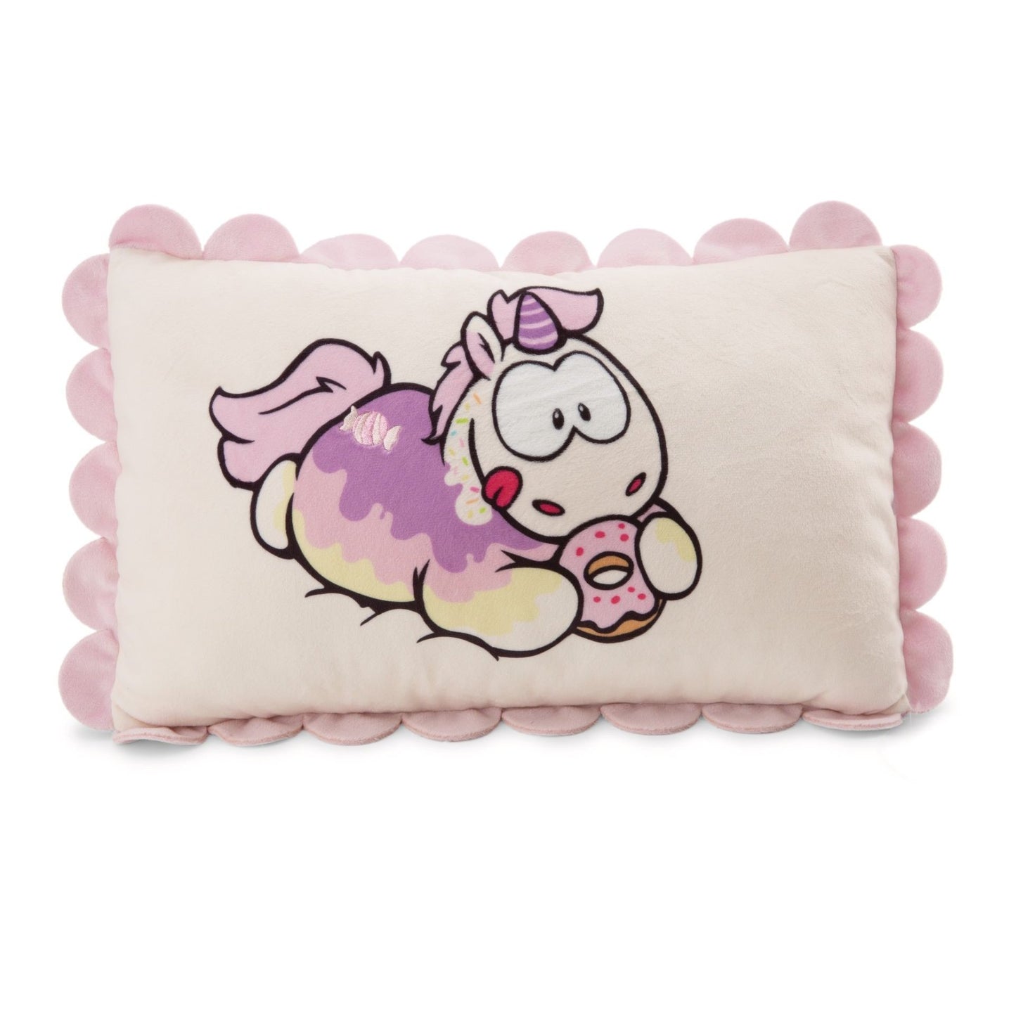 Süßes Rechteckiges Kissen Einhorn Sweety Rainbow