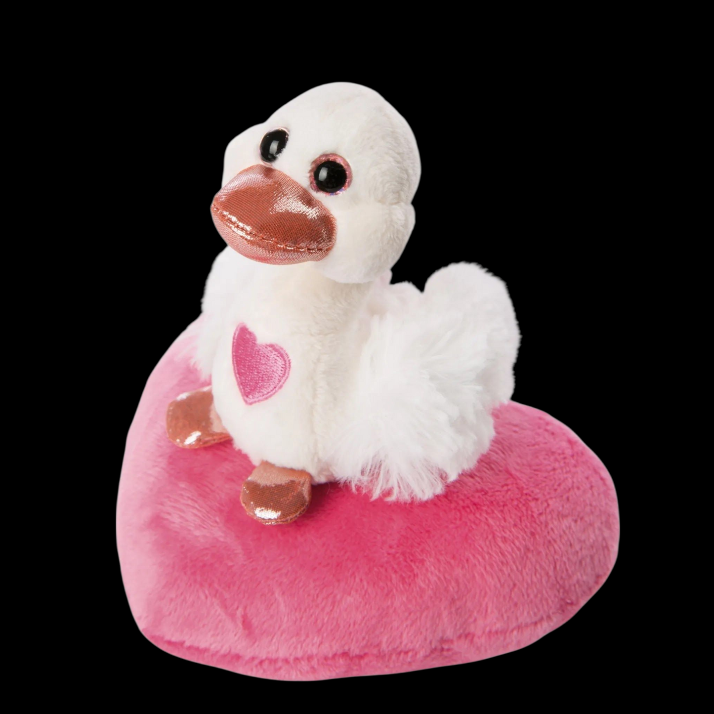 Nici Kuscheltier Love Classic, Schwan weiß auf Herz 10 cm
