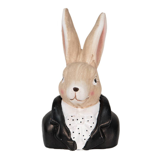 Figur Hase 11x9x19 cm Black Stone Home
