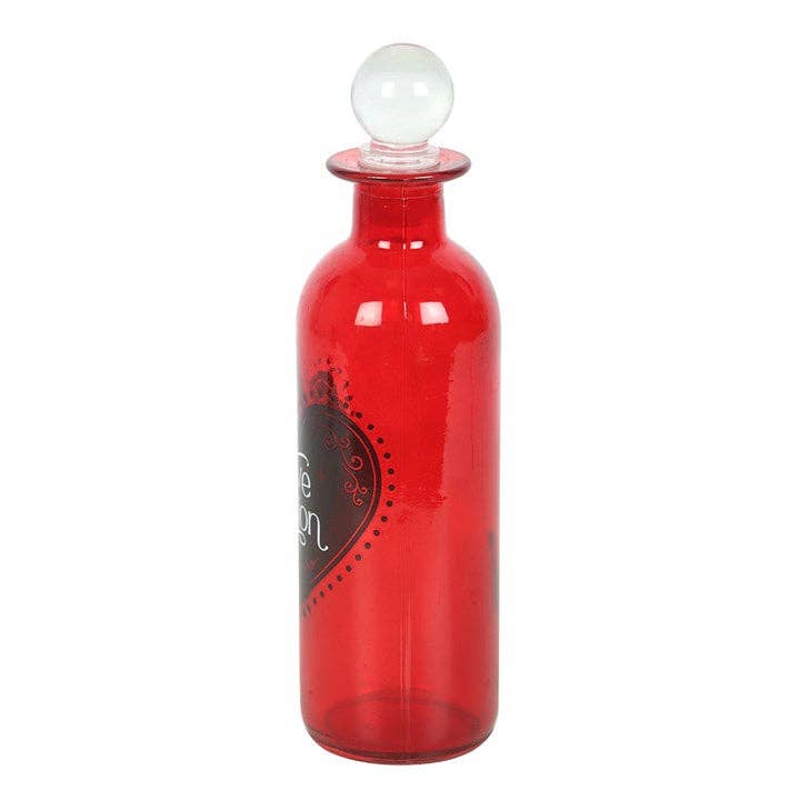 Dekorative Liebestrankflasche aus Glas