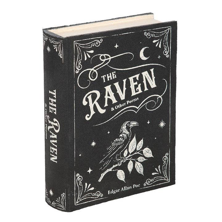 Raven gothic Aufbewahrungsbox in Buchform