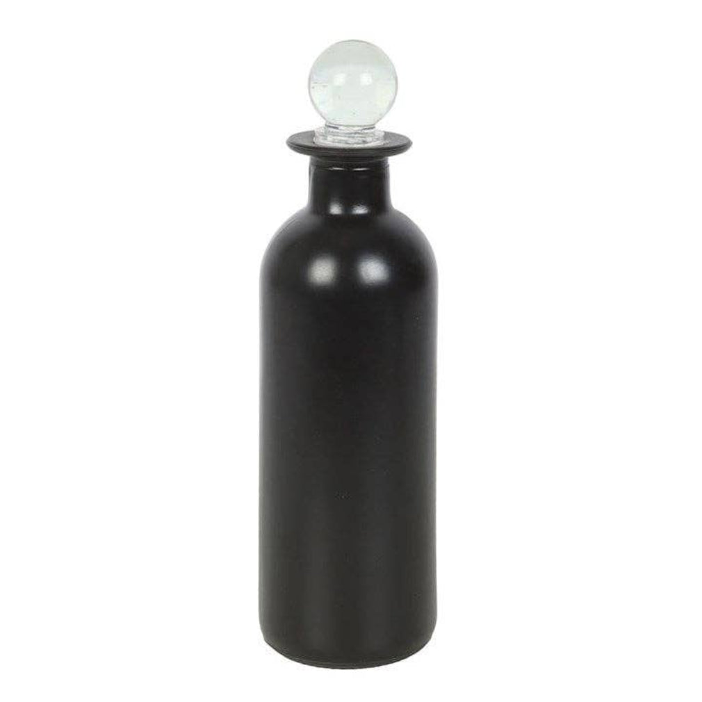 Getrocknete Krähenfüße Dekorative gotische Glasflasche für Tränke