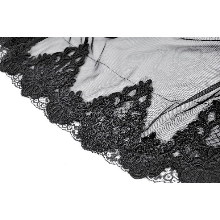 Gothic romantischer "Shadow Rose" Petticoat Dark in Love