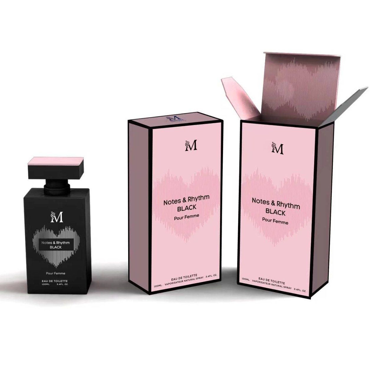 Parfüm mit Herz 100 ml Valentinstagsgeschenk Orangenblüte