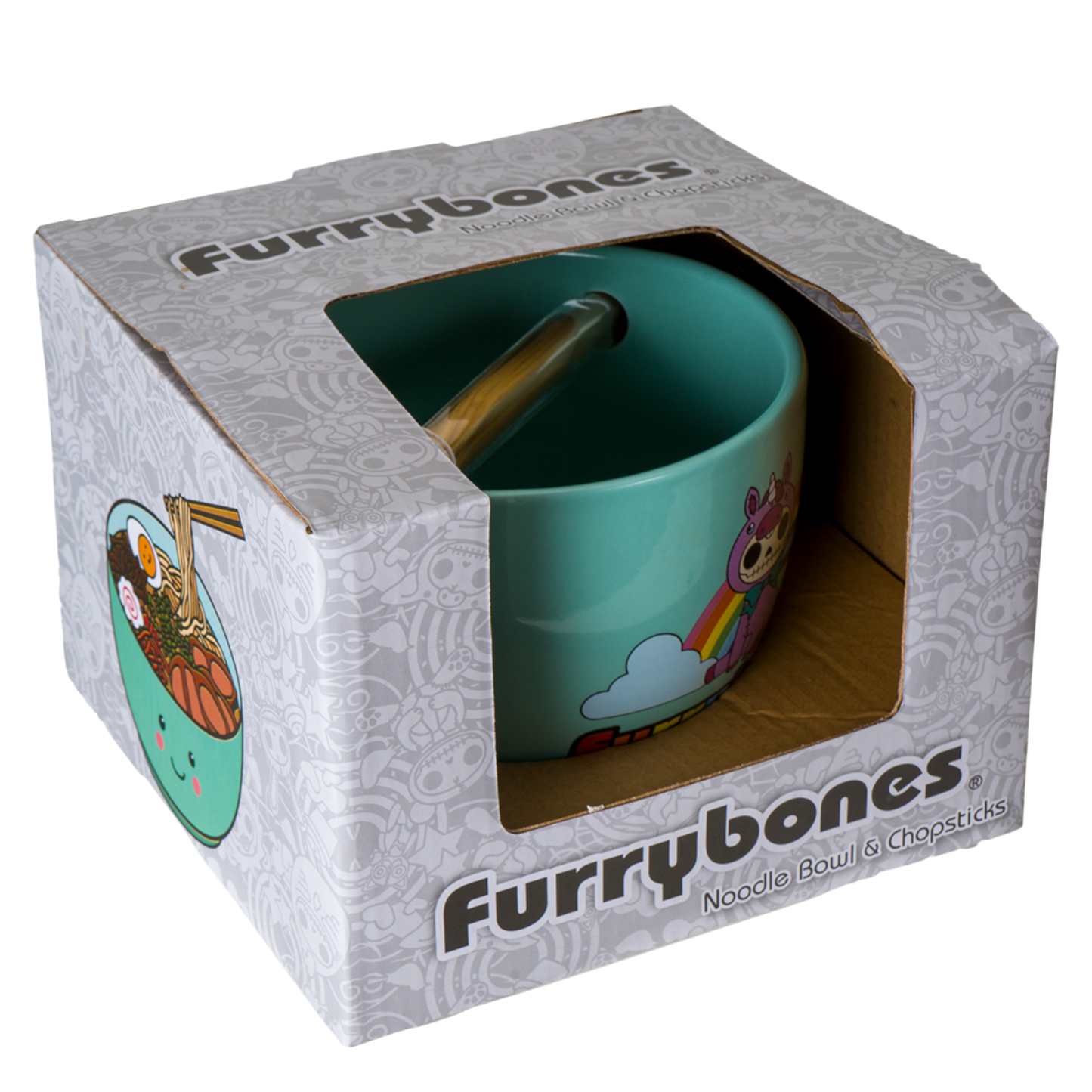 Furrybones „Uni“ Ramen-Schüssel Set Gothic Anime Geschenkidee