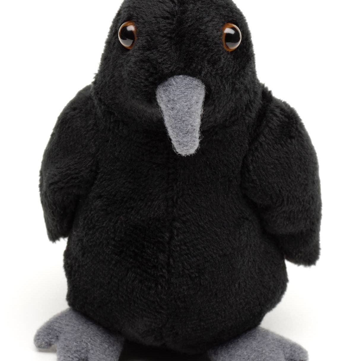 Rabe Plushie - 12 cm (Höhe) - Kuschel-/Plüschtier