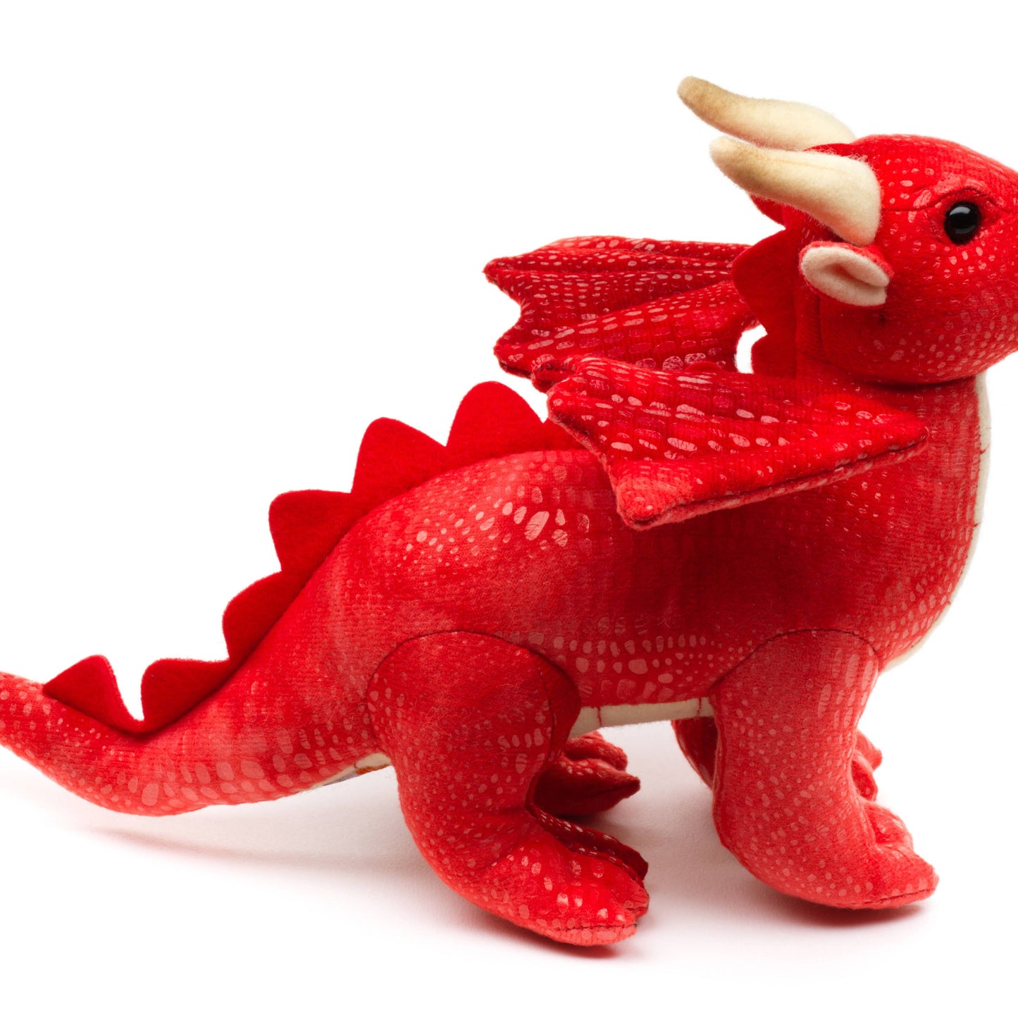 Drache rot - 26 cm (Länge) - Kuschel-/Plüschtier