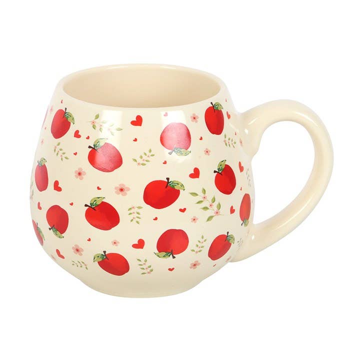 Vintage Apfel Print Fassbecher