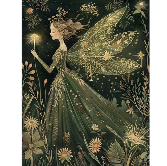 Waldfee Stella Grußkarte mit Umschlag A6