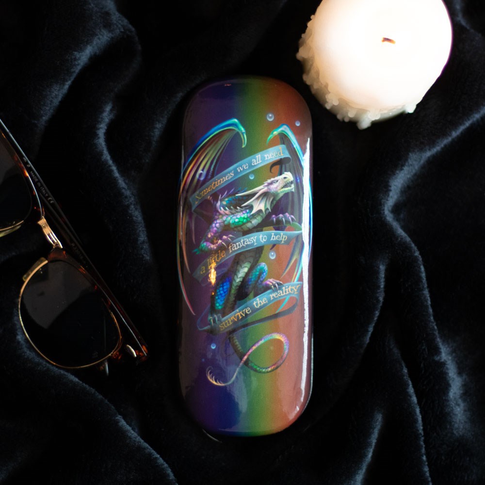 Gothic Brillenetui mit Drache Sometimes von Lisa Parker
